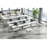 簡約多功能培訓枱 Simple multifunctional training desk 香港辦公室傢俬及設計工程中心 Branding Works Furniture & Office Design